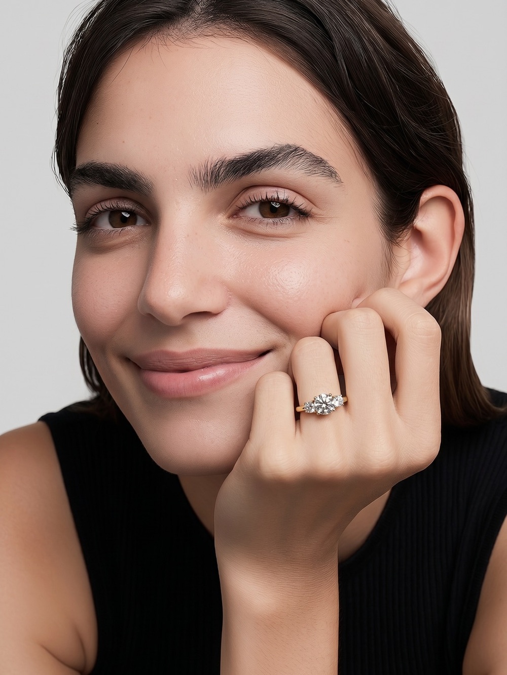 Elegant 10k Gold 2CTTW 
LGD Ring-STUNNING!! ✨